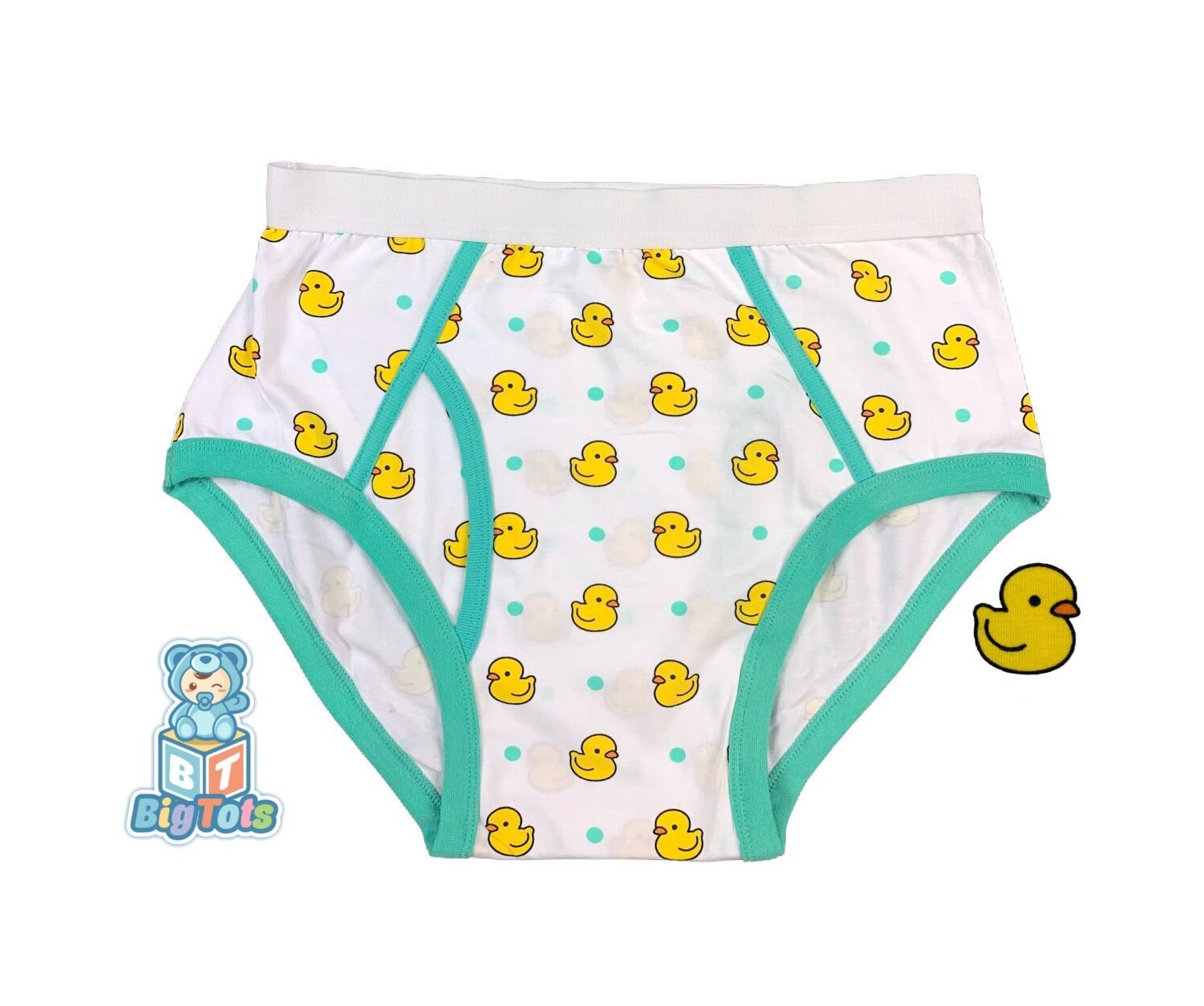 ABDL adult baby Ducky's Big Boy Briefs underwear ddlg big tots