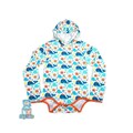 Adult Baby X-SMALL Only Hoodie  whale snap crotch Bodysuit ABDL