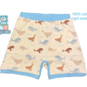 ABDL Whales Play Time  Snap Shorts  adult baby