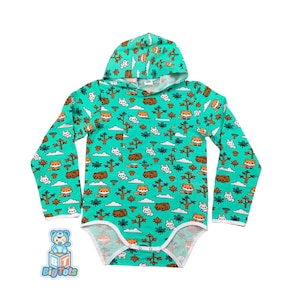ABDL Adult Baby Hoodie Forest Animals clothing Big Tots