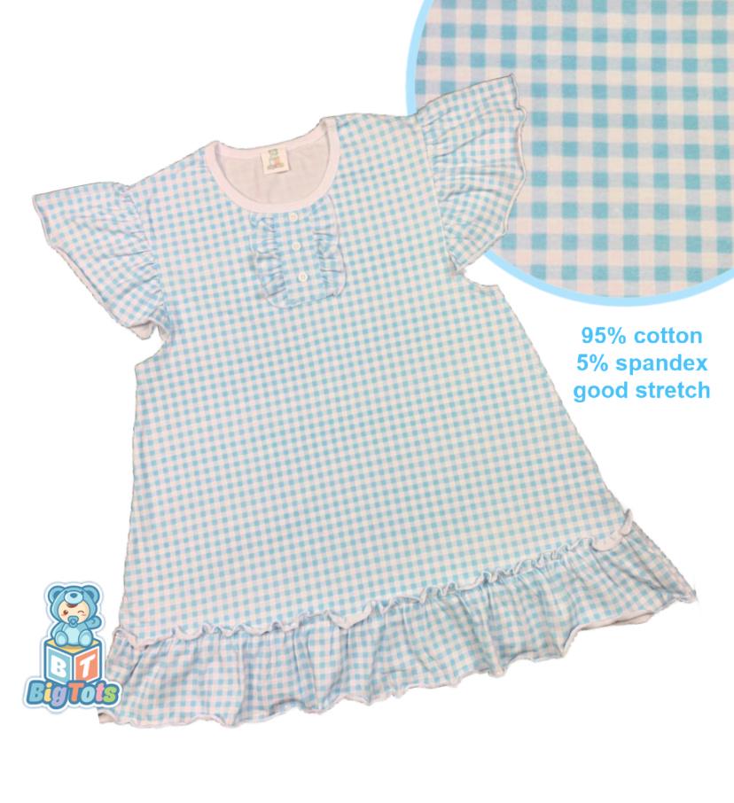 Blue Gingham Pinafore Dress - Etsy Canada