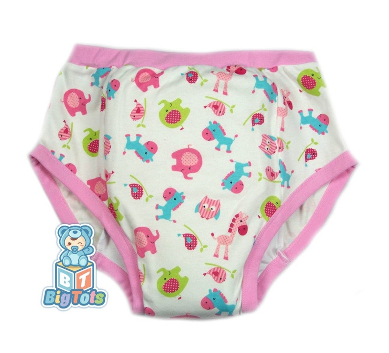 Adult Baby Girl Jungle training pants incontinence ABDL 