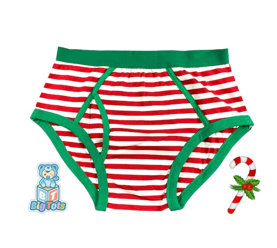 ABDL S-LG-2X only Candy Cane striped big boy briefs adult baby