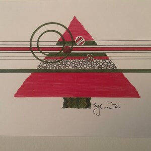 Christmas - Tree Time, seasons greetings cards, set of 10 cards, blank inside, self-seal envelopes included