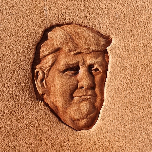 Tools for leather crafts. Stamp #310 - Trump