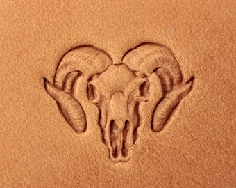 Tools for leather crafts. Stamp #307 - Skull of ram
