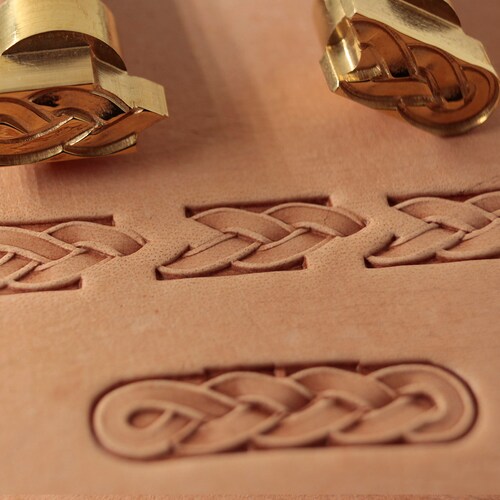 Tools for leather crafts. Stamp #251 Finishing stamps (2 loops stamps)