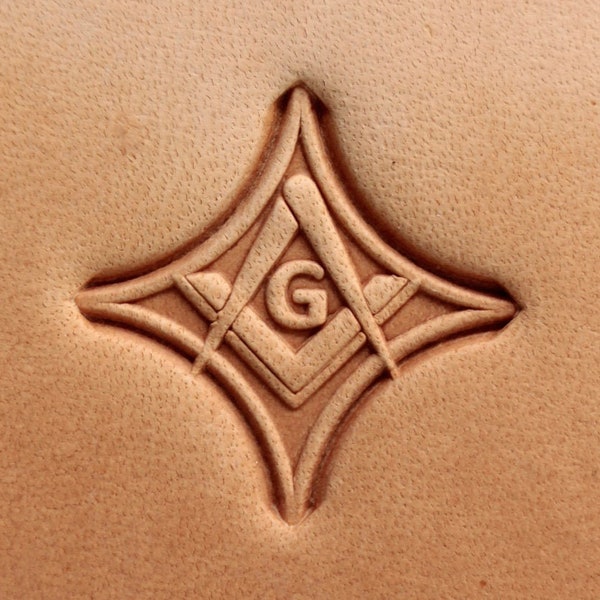 Tools for leather crafts. Stamp #441B - masonic symbol
