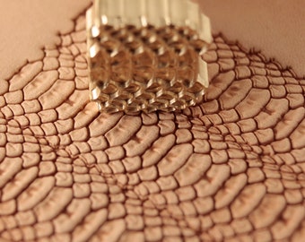 Tools for leather crafts. Stamp #395 - python skin