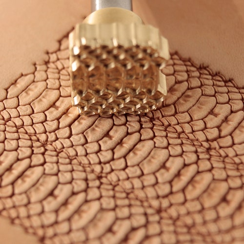 Tools for leather crafts. Stamp #395 - python skin