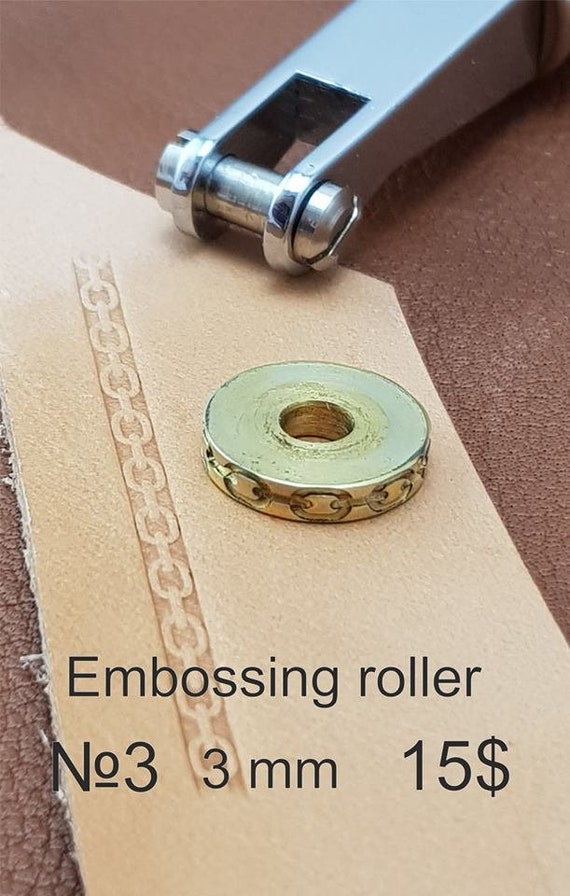 Werkzeuge für Lederhandwerk. Embossing Rolle-3 - .de