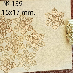 Tools for leather crafts. Stamp #139