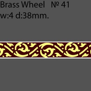 製本用真鍮ホイール #BW41
