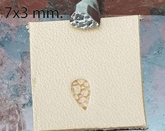 Tools for leather crafts. Stamp #160-3 Stainless steel