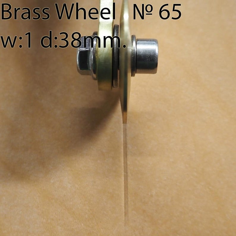 Book Binding Brass Wheel #BW65 - 1 Mm - Etsy