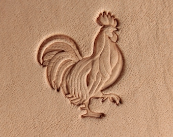 Tools for leather crafts. Stamp #371 - The Rooster