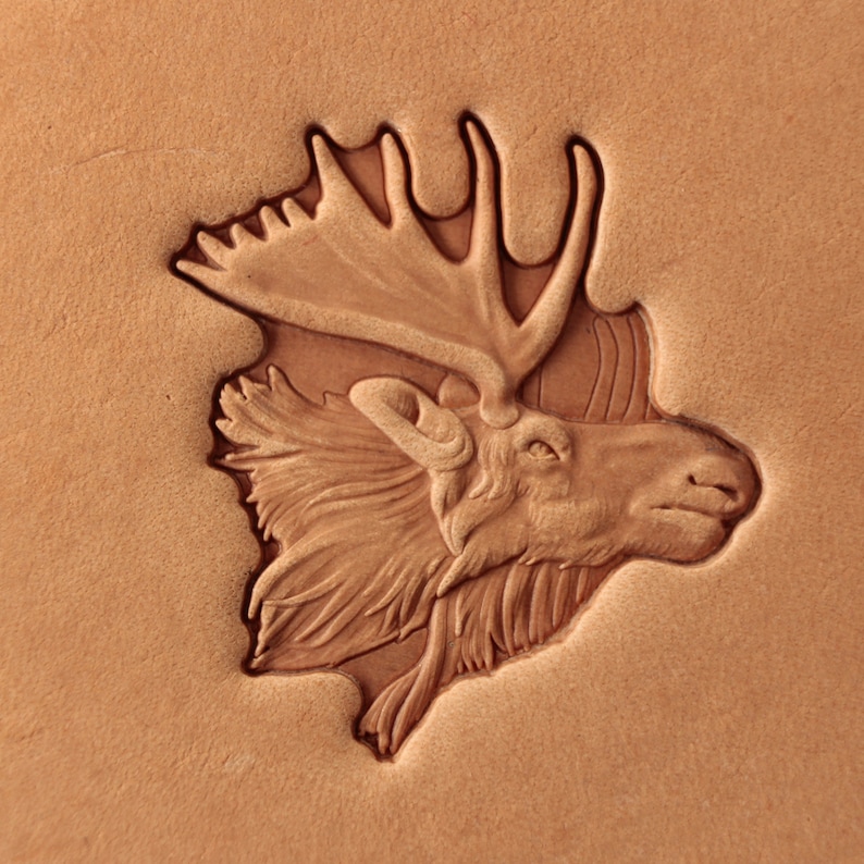 Tools for leather crafts. Stamp 453 Elk Etsy