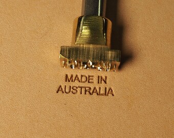 Tools for leather crafts. Stamp #Made in Australia