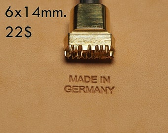 Tools for leather crafts. Stamp #Made in GERMANY