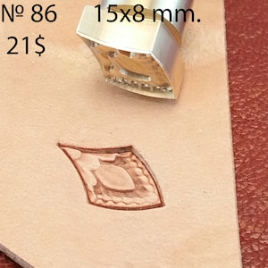 Outils pour l'artisanat du cuir. Timbre #86 - Échelle