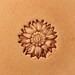 Tools for leather crafts. Stamp #502 Sun Flower 