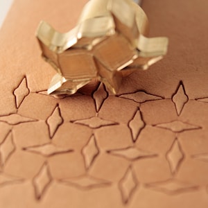 Tools for leather crafts. Stamp #393 Diamond plate