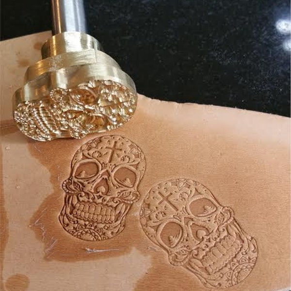 Tools for leather crafts. #"Mexican Skull"