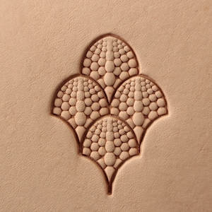 Tools for leather crafts. Stamp #392B - Bubble scale