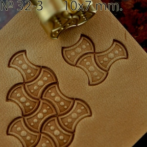 Tools for leather crafts. Stamp #32-3