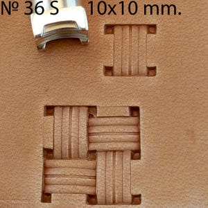 Tools for leather crafts. Stamp #36s
