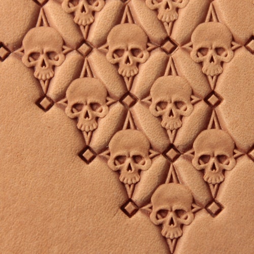 Leather Tooling Stamps Leather Crafting Kit Brass Stamping Tool Brass Leather Stamp Tool #267 - Viking Skull Carving Punch For Leather Crafting Leather Tools Leather Scraps CNC Cut Leather Tools - View #3