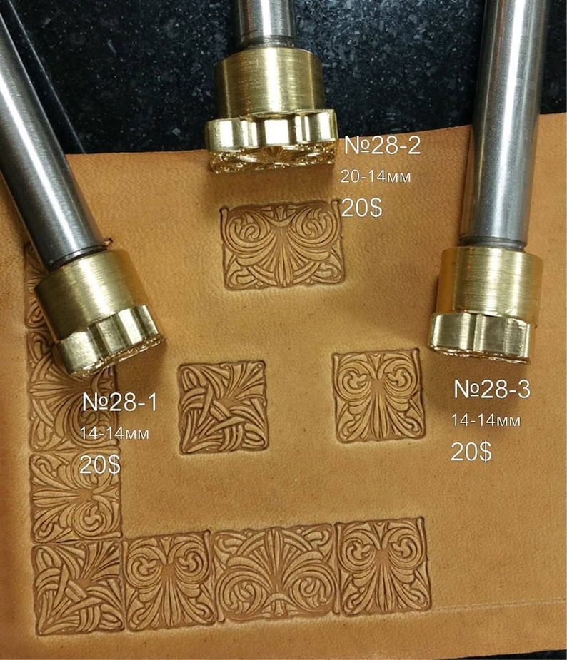 Tools for leather crafts. Stamp 283 Etsy
