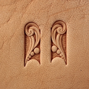 Outils pour l'artisanat du cuir. Tampon n 433 G et D image 3