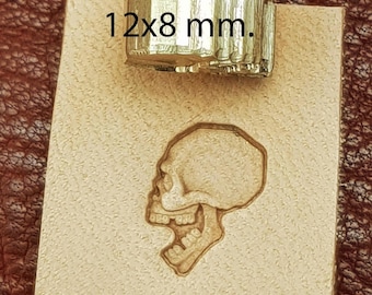 Tools for leather crafts. Stamp #134 skull