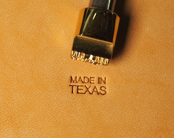 Hulpmiddelen voor leerambachten. Stempel #Made in Texas