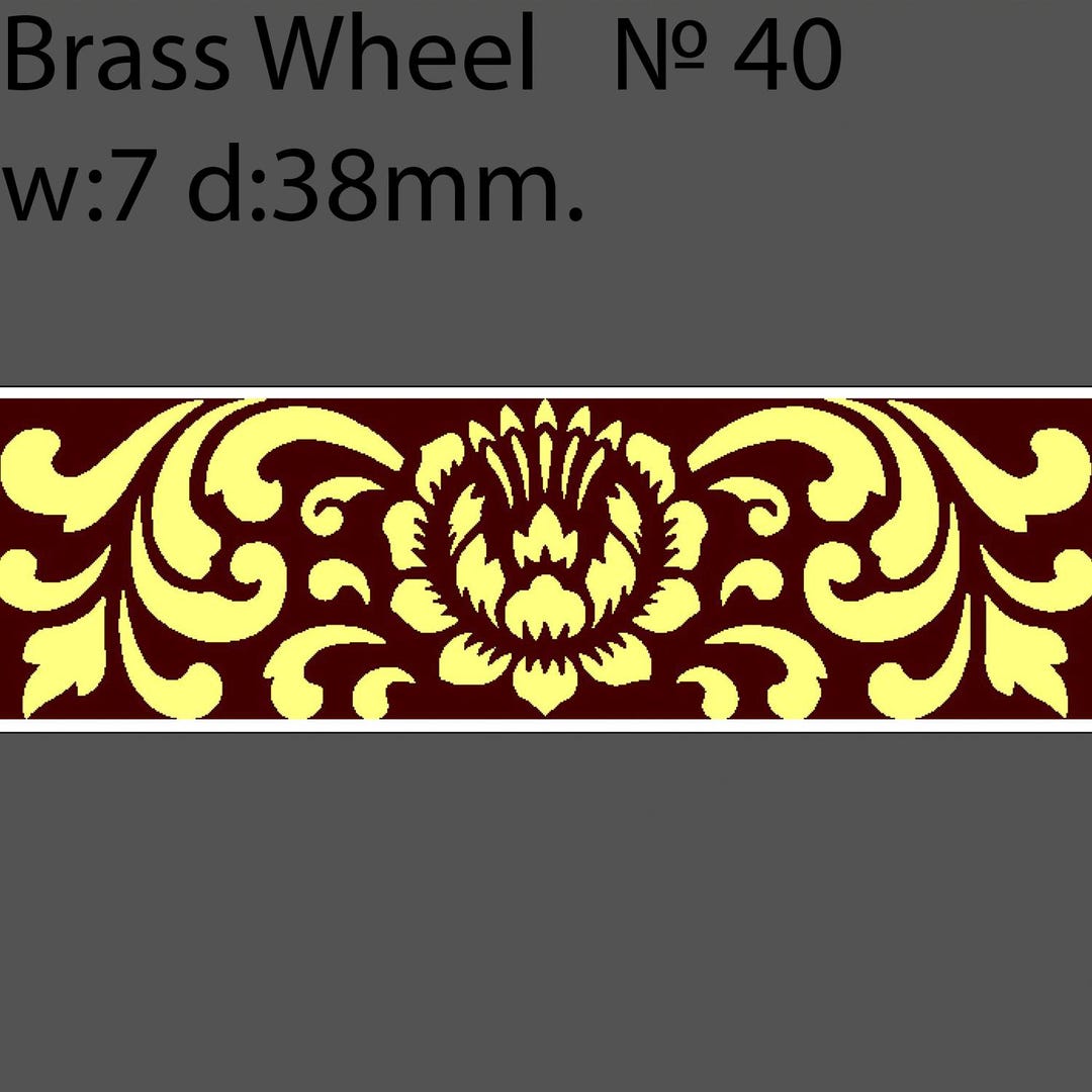 Book Binding Brass Wheel #BW40 - Etsy