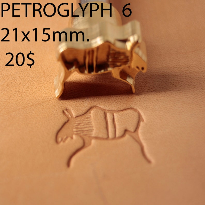 Tools for leather crafts Stamp #Petroglyph 6