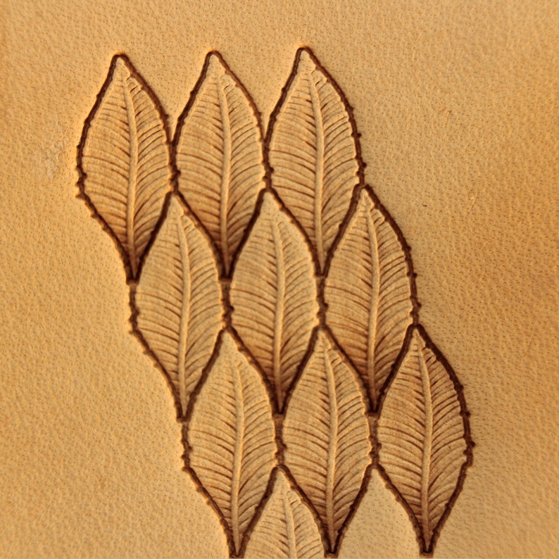 Background feather Stamp #246BB narrow Tools for leather crafts