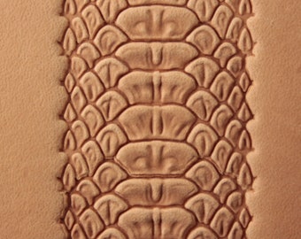 Tools for leather crafts. Stamp #395BB - python skin