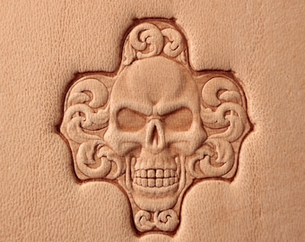 Skull Leather Stamp | Etsy