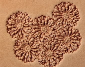 Tools for leather crafts. Stamp #446 aster flower