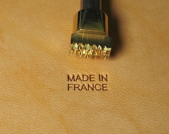 Outils pour l'artisanat du cuir. Cachet #Made in France