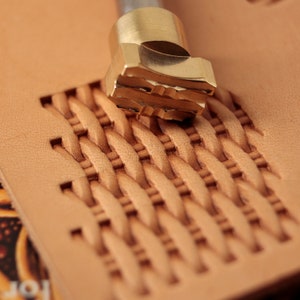 Tools for leather crafts. Stamp #355