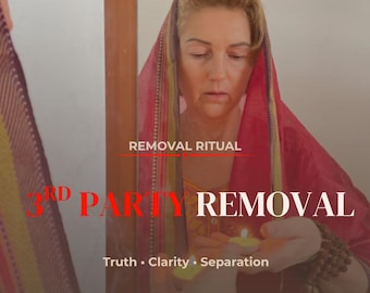 3rd Party Removal Clarity Ritual – Clear Interference, Restore Focus, Truth & Spiritual Alignment