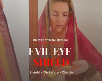 Evil Eye & Jealousy Shield Ritual – Protection PDF (Digital Download)