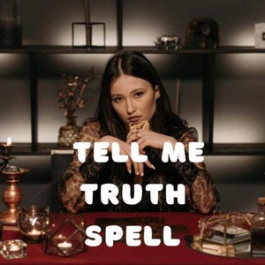 Tell Me The Truth Spell – Stop Lying & Reveal Secrets – Truth Uncovering Ritual for Honesty, Clarity - Energetic Confession