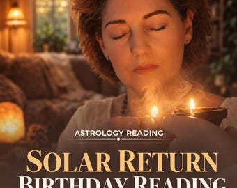 Solar Return Astrology Reading | Birthday Forecast, Year Ahead Predictions, Love & Career PDF