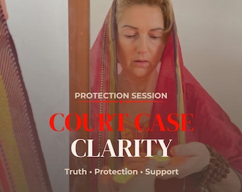 Court Case Clarity Protection Session – Fair Outcome and Calm Protection Ritual