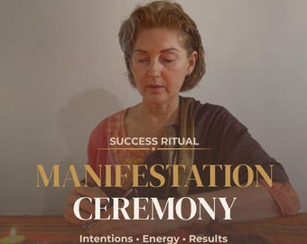 Personalisierte Manifestationszeremonie - Kundenspezifische Absichtseinstellung, psychische Energiearbeit, Schutzsiegel