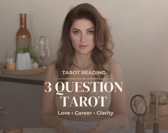 3-pytaniowy odczyt Tarota | Jasność tego samego dnia | Ścieżka kariery w miłości